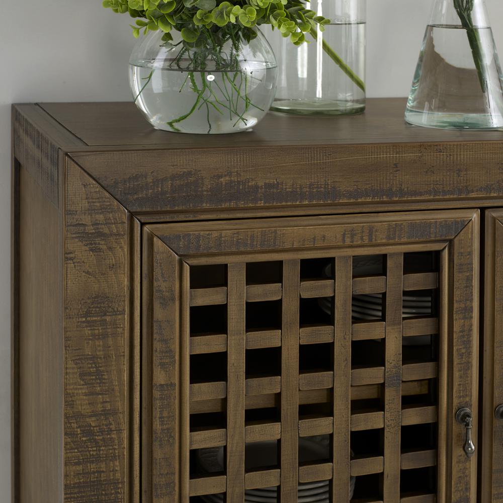 Rio 4 Door Accent Cabinet Mocha