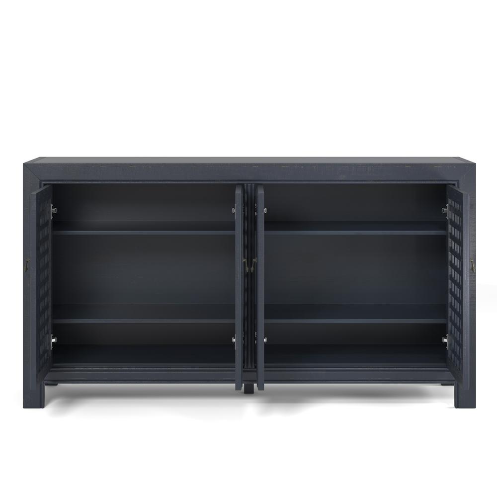 Rio 4 Door Accent Cabinet Navy