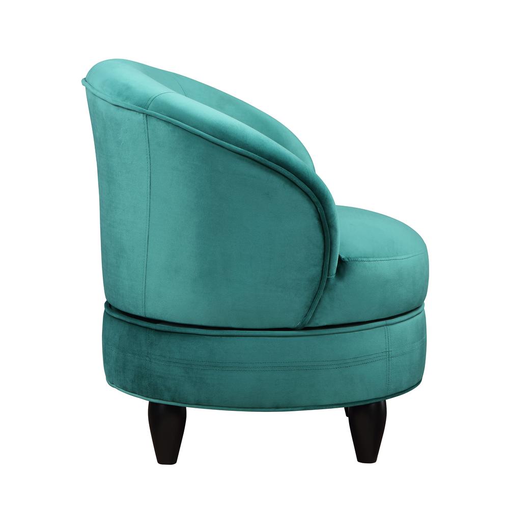 Sophia Swivel Accent Chair Green Velvet