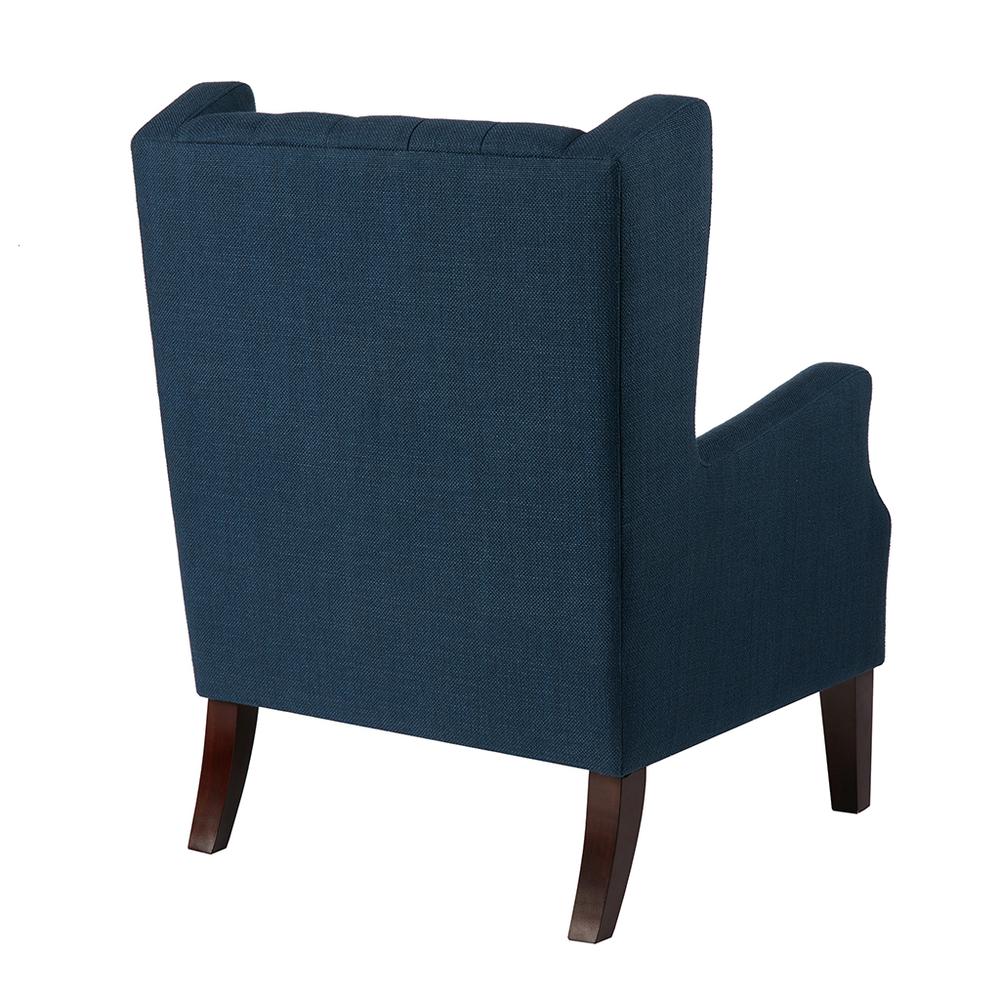 Button Tufted Wing Chair