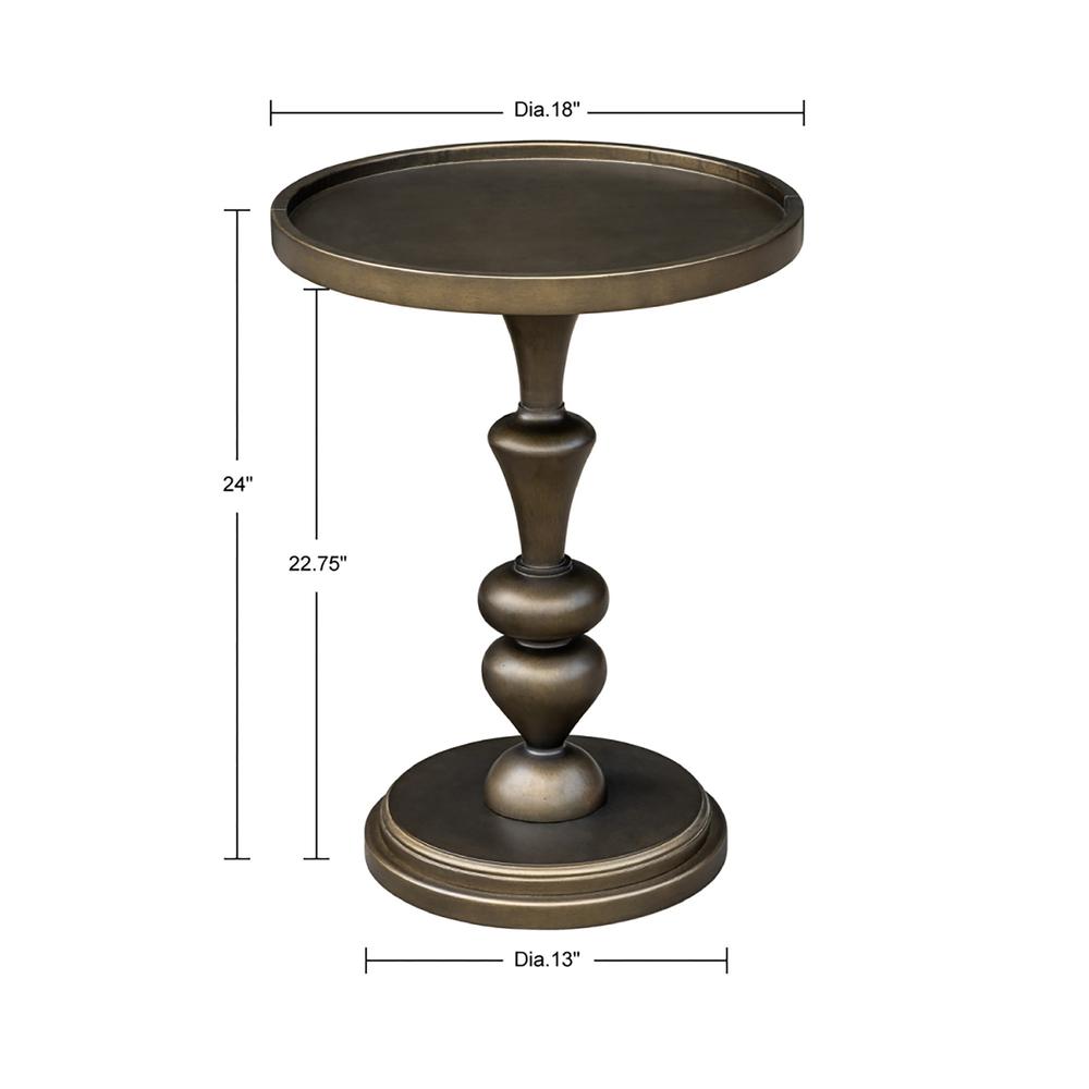 Pedestal Accent Table