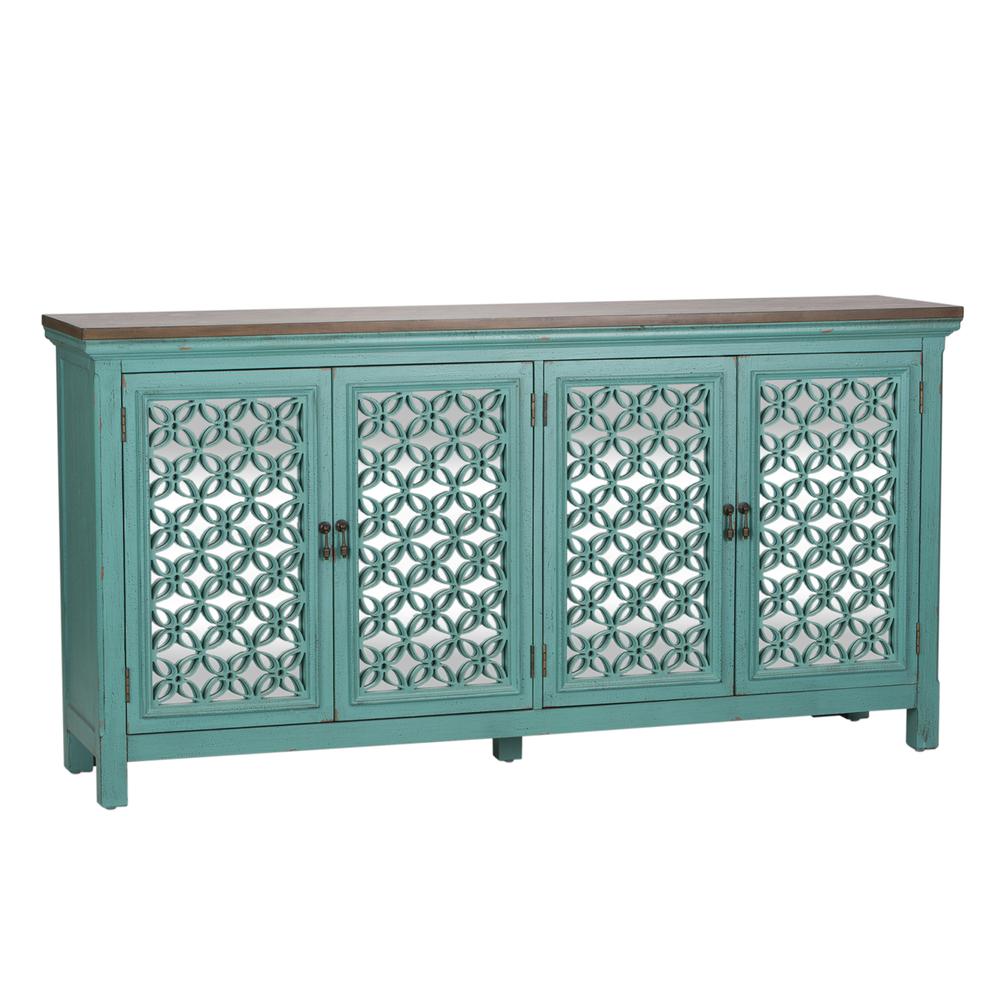 4 Door Accent Cabinet