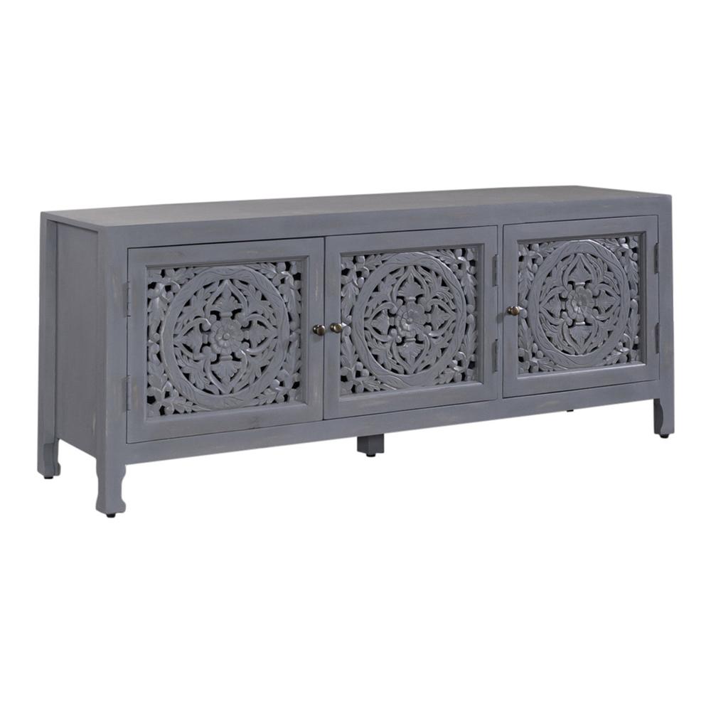 65 Inch 3 Door Accent TV Stand
