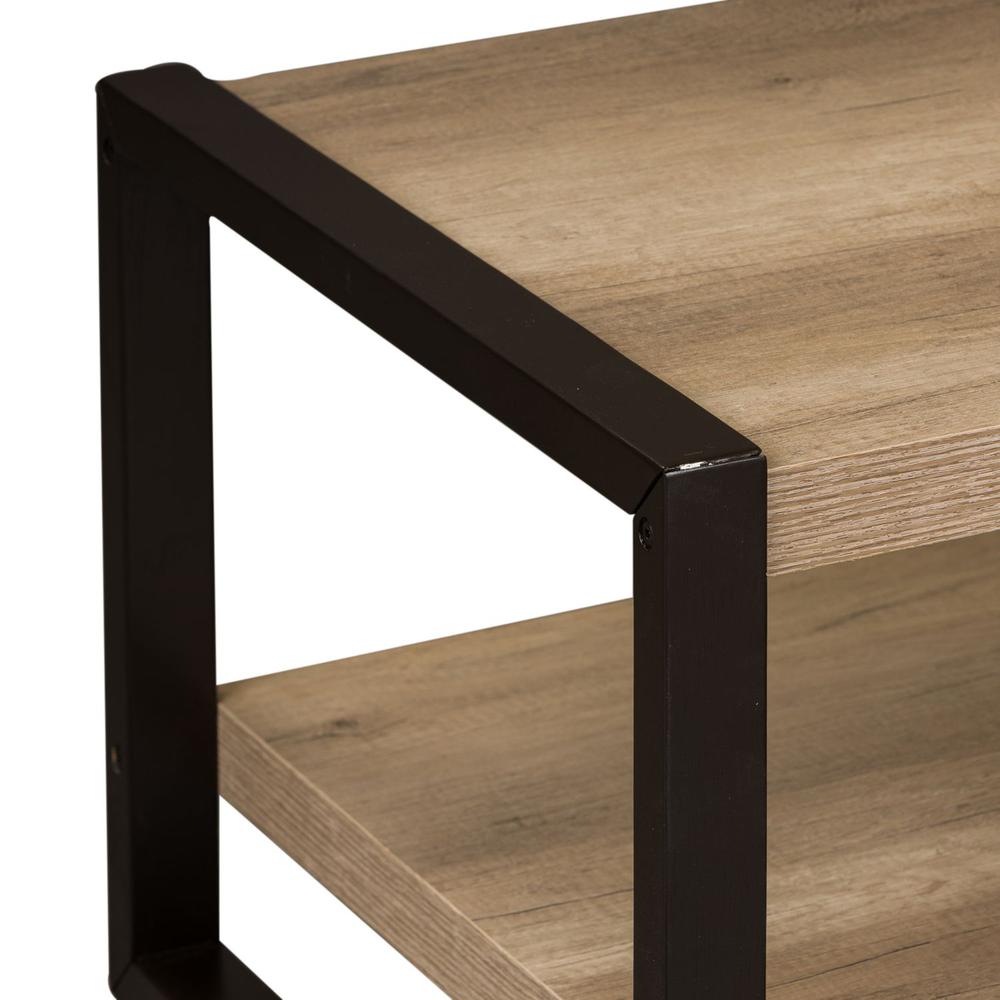 Sun Valley end table with faux metal