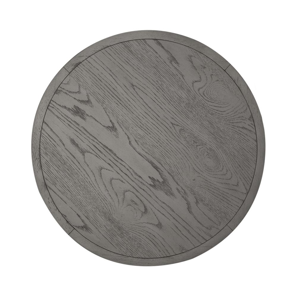 Round End Table Contemporary White