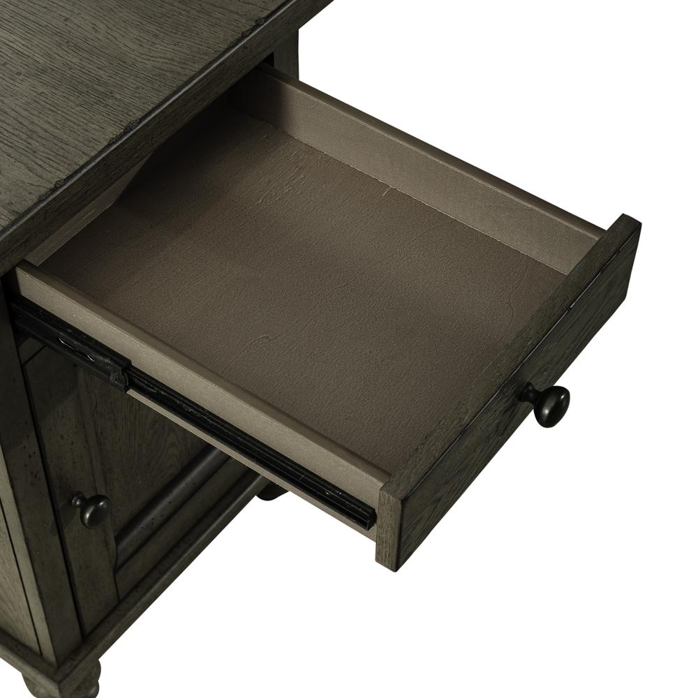 Liberty Furniture Americana Farmhouse Chair Side Table - Dusty Taupe