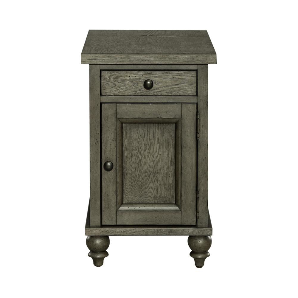 Liberty Furniture Americana Farmhouse Chair Side Table - Dusty Taupe