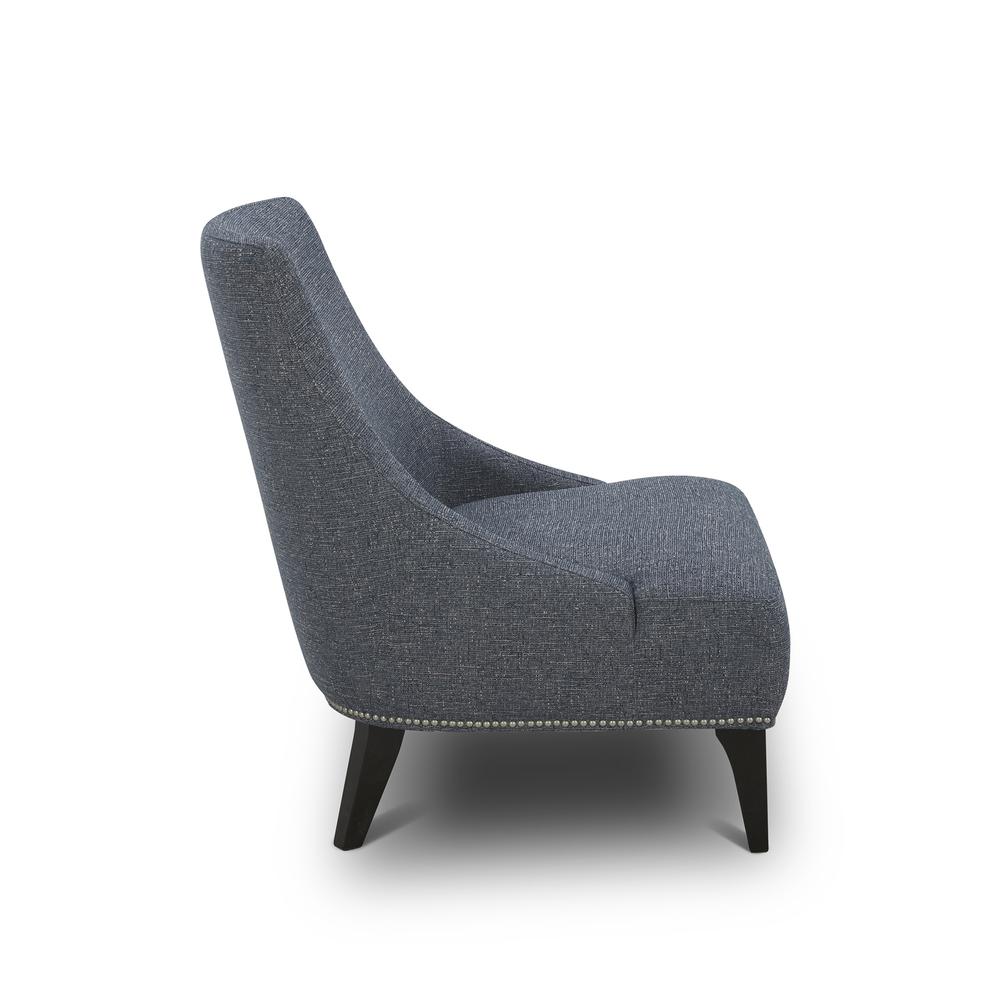 Upholstered Accent Chair - Blue Eclectic Multi