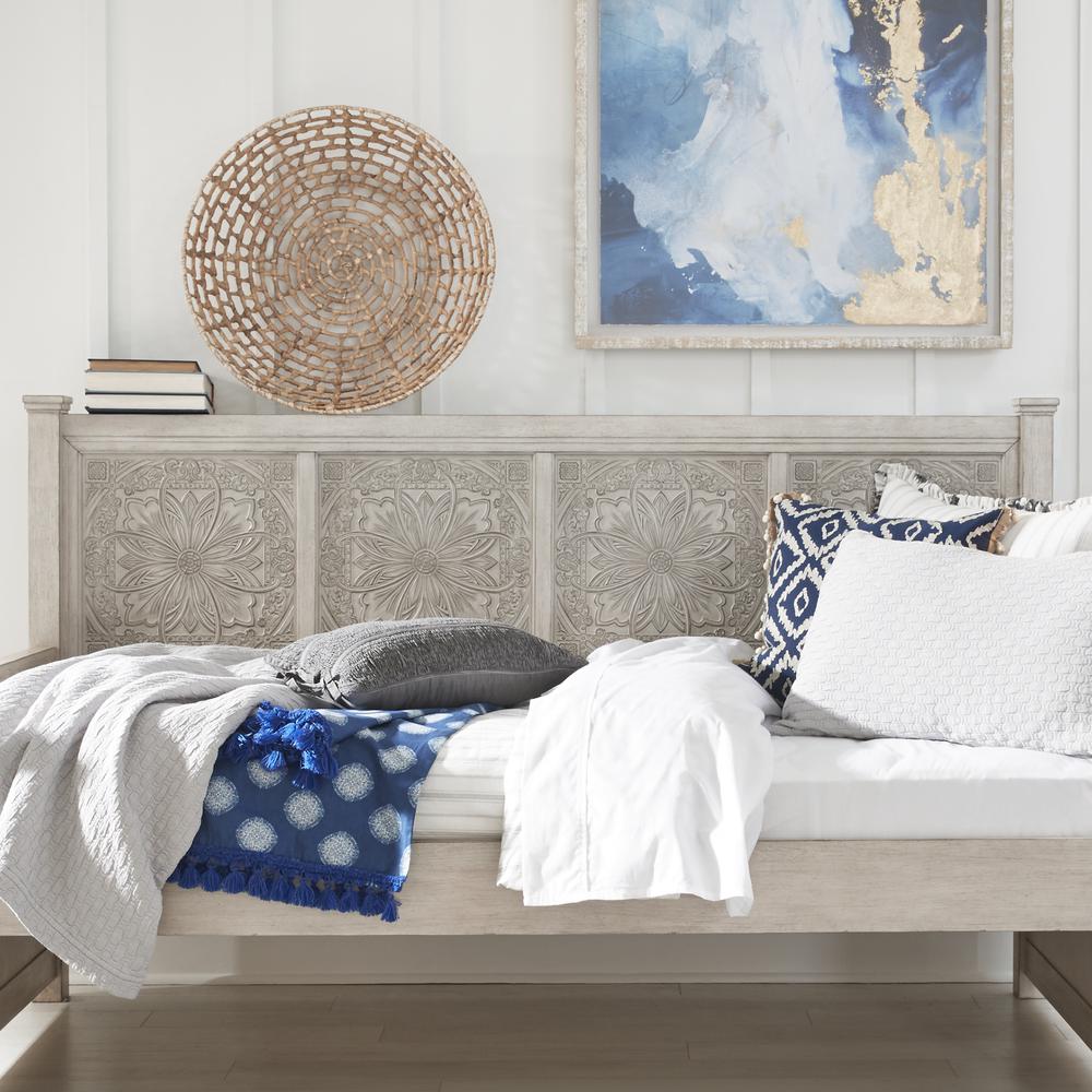 Daybed Decorative Back Farmhouse White