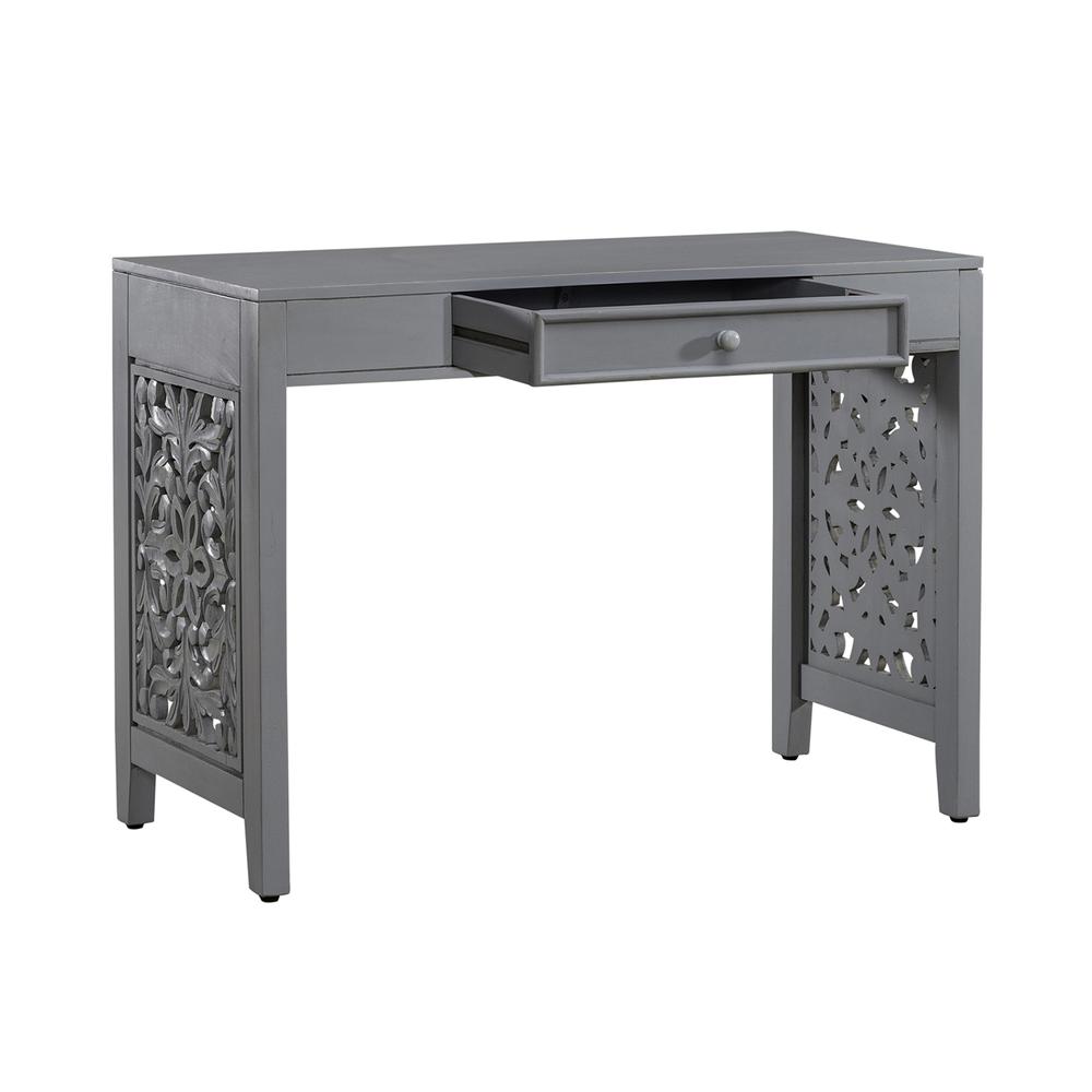 Trellis Lane Accent Writing Desk- Grey