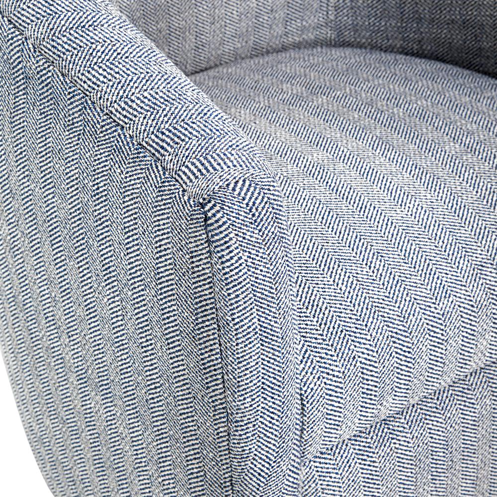 Lynton Swivel Chair - Indigo