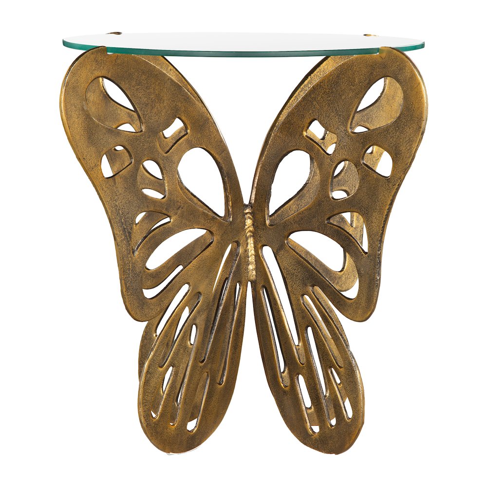 Motyl Accent Table Gold