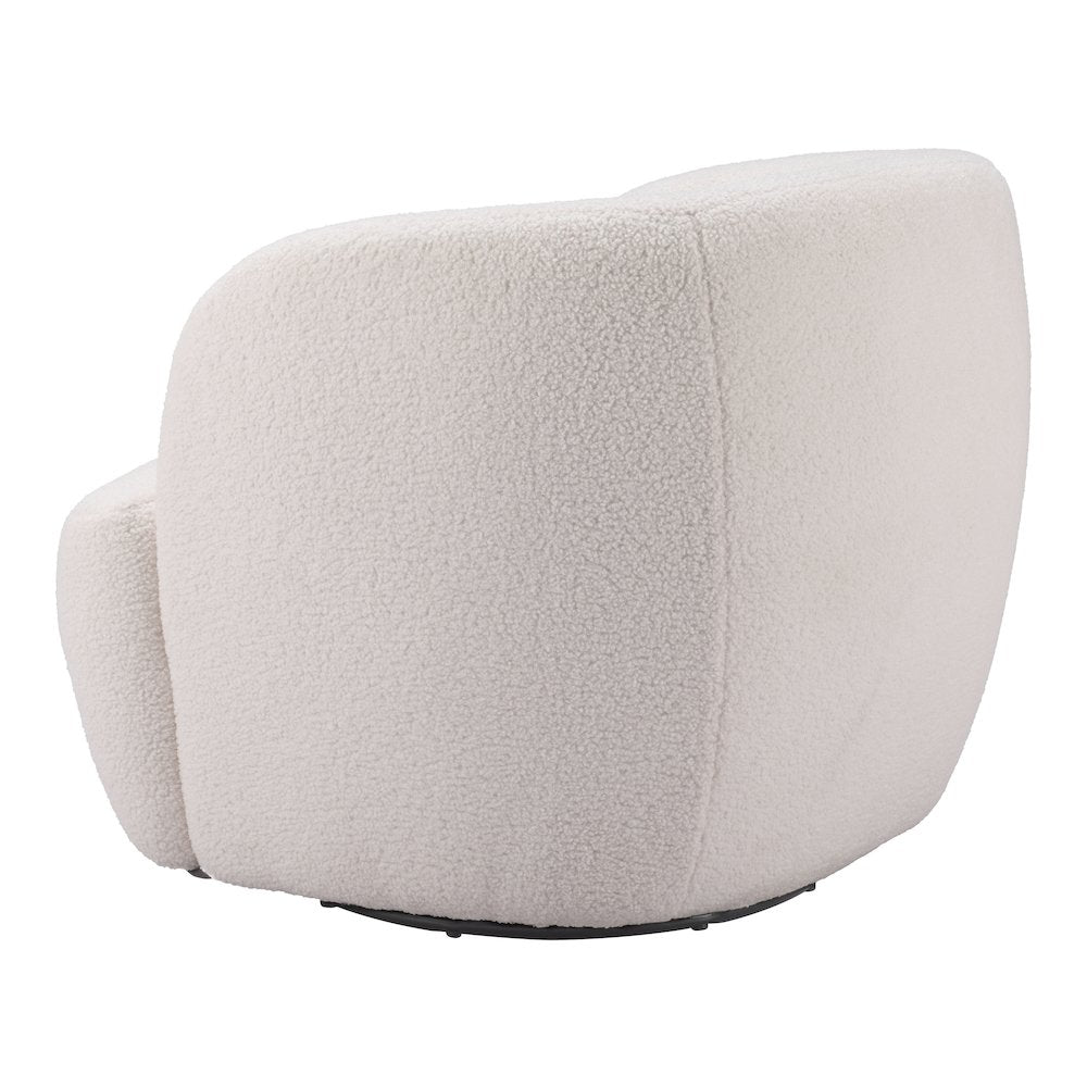 Govan Swivel Chair Ivory