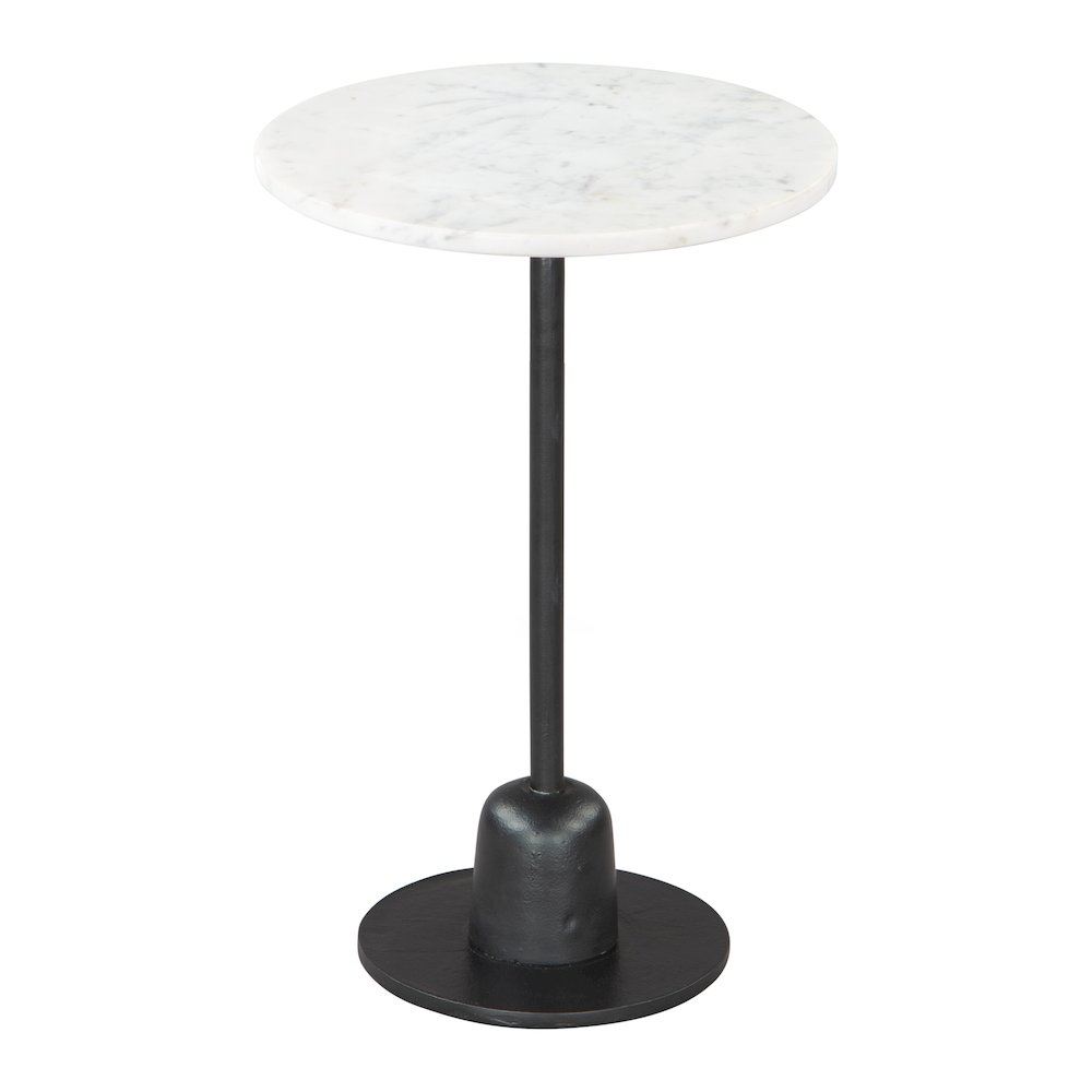 Whammy Side Table White & Black