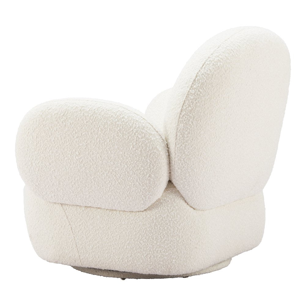Pilka Swivel Chair White