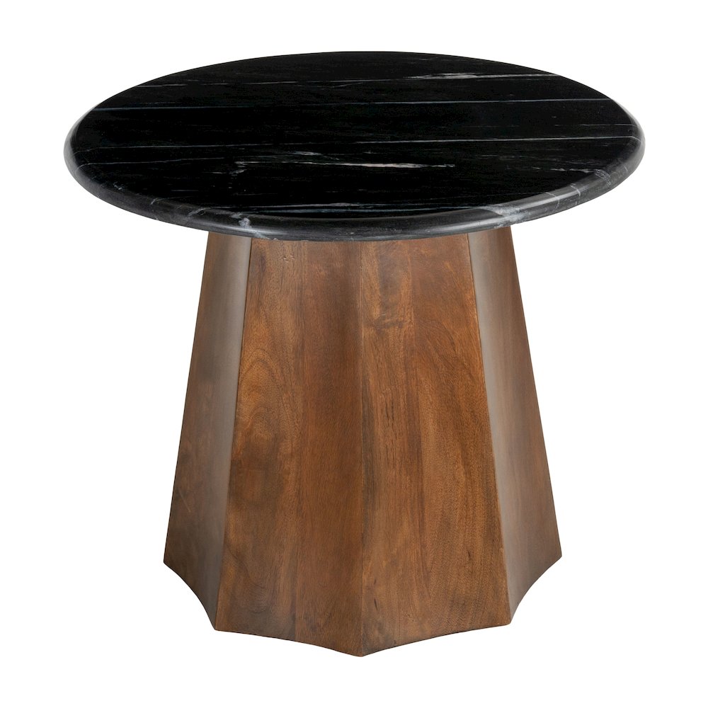 Aipe Accent Table Black & Brown