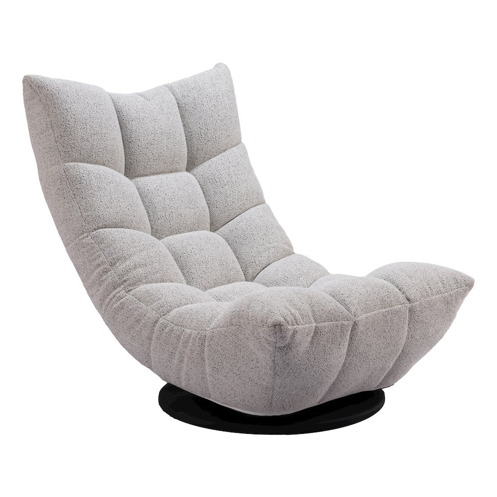 Down Go Swivel Chair Ash Gray