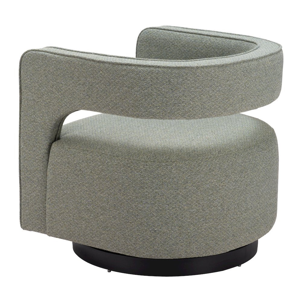 Turku Swivel Chair Sage Green