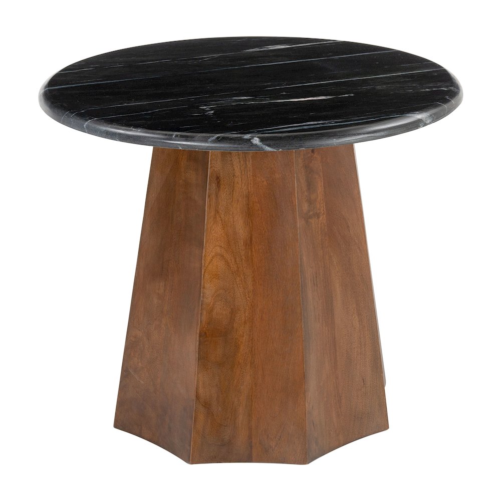 Aipe Accent Table Black & Brown