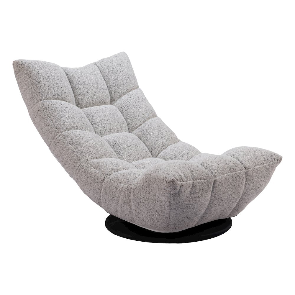 Down Go Swivel Chair Ash Gray