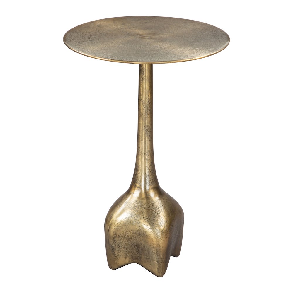 Lexi Side Table Antique Brass