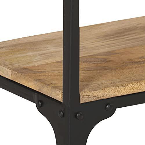 vidaXL Console Table 43.3"x11.8"x29.5" Solid Mango Wood 0259