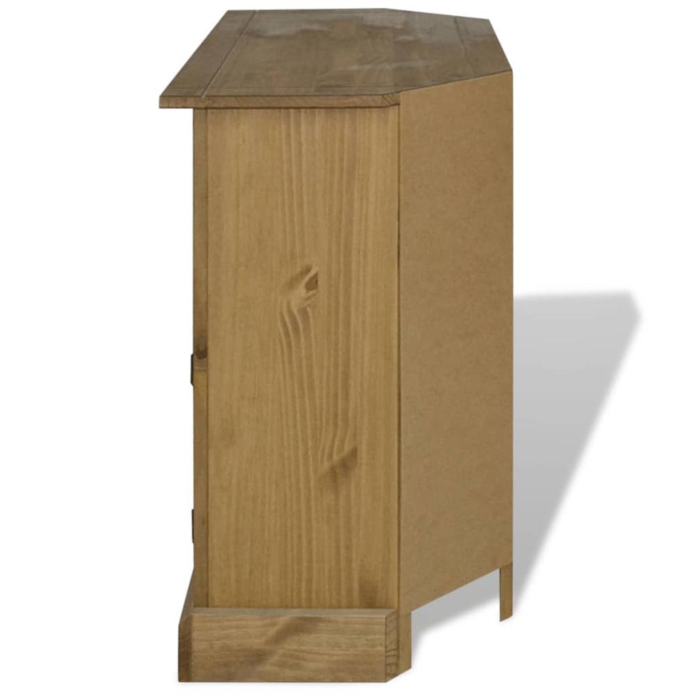 vidaXL Console Table Mexican Pine Corona Range 31.5"x16.9"x30.7", 243739
