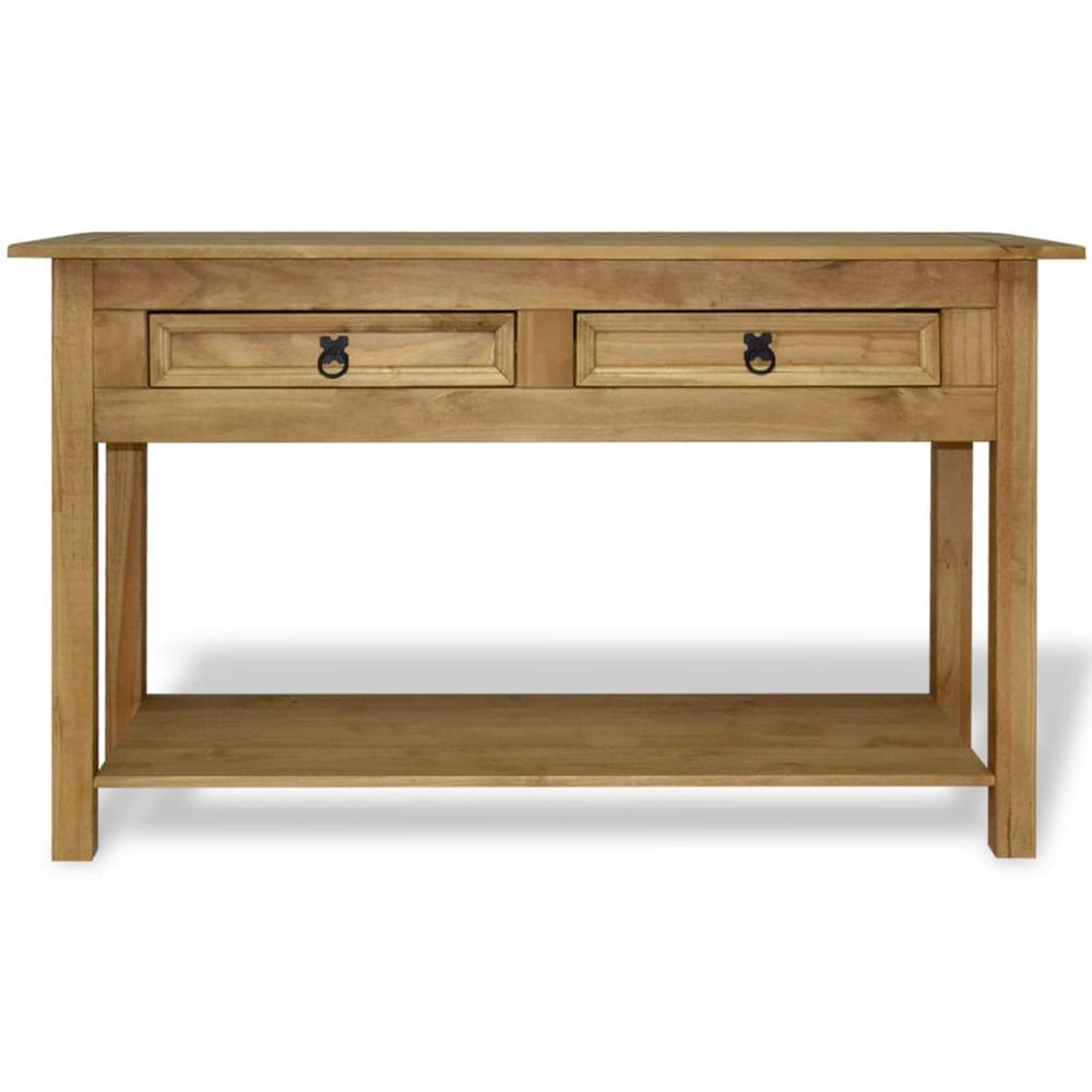 vidaXL Console Table Mexican Pine Corona Range 35.4"x13.6"x28.7", 243748