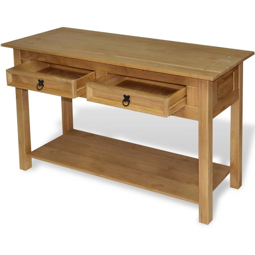 vidaXL Console Table Mexican Pine Corona Range 35.4"x13.6"x28.7", 243748