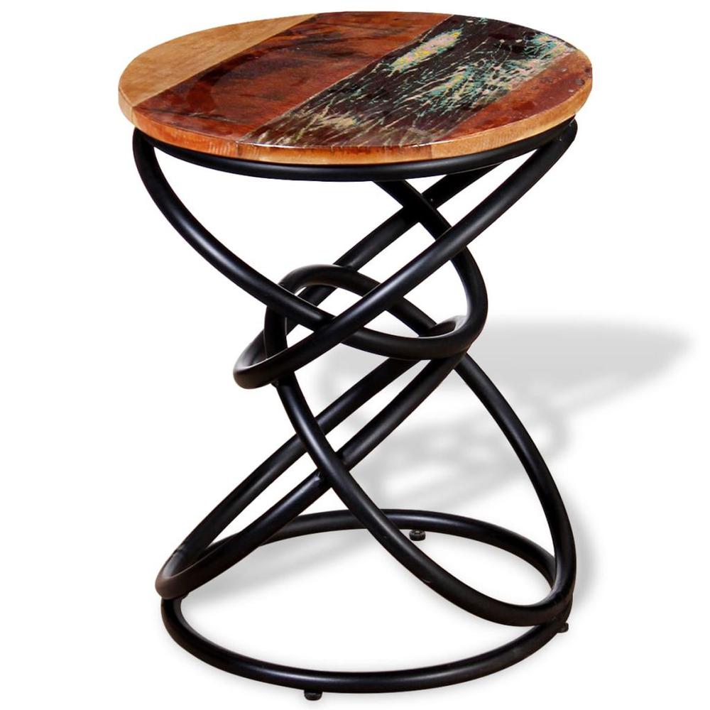 vidaXL End Table Solid Reclaimed Wood, 244231