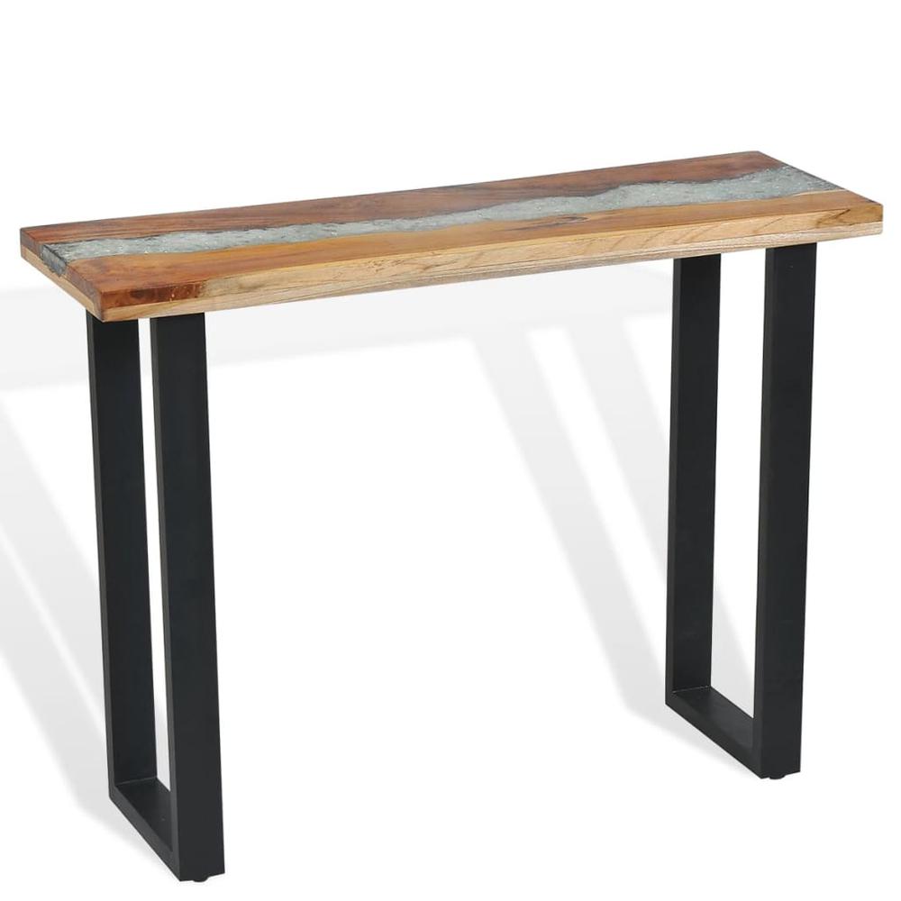 vidaXL Console Table Teak 39.4"x13.8"x29.5", 245065