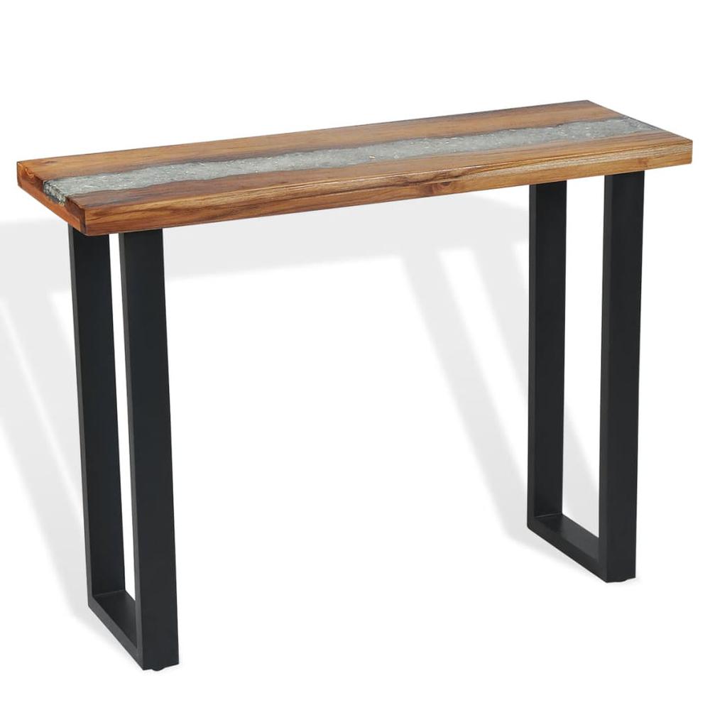 vidaXL Console Table Teak 39.4"x13.8"x29.5", 245065