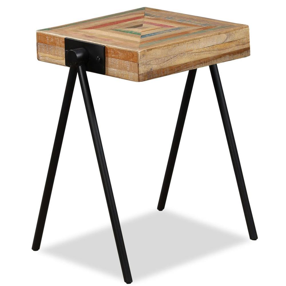 vidaXL Side Table Solid Reclaimed Teak, 245408