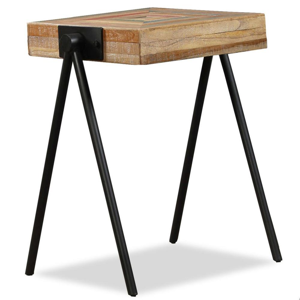 vidaXL Side Table Solid Reclaimed Teak, 245408