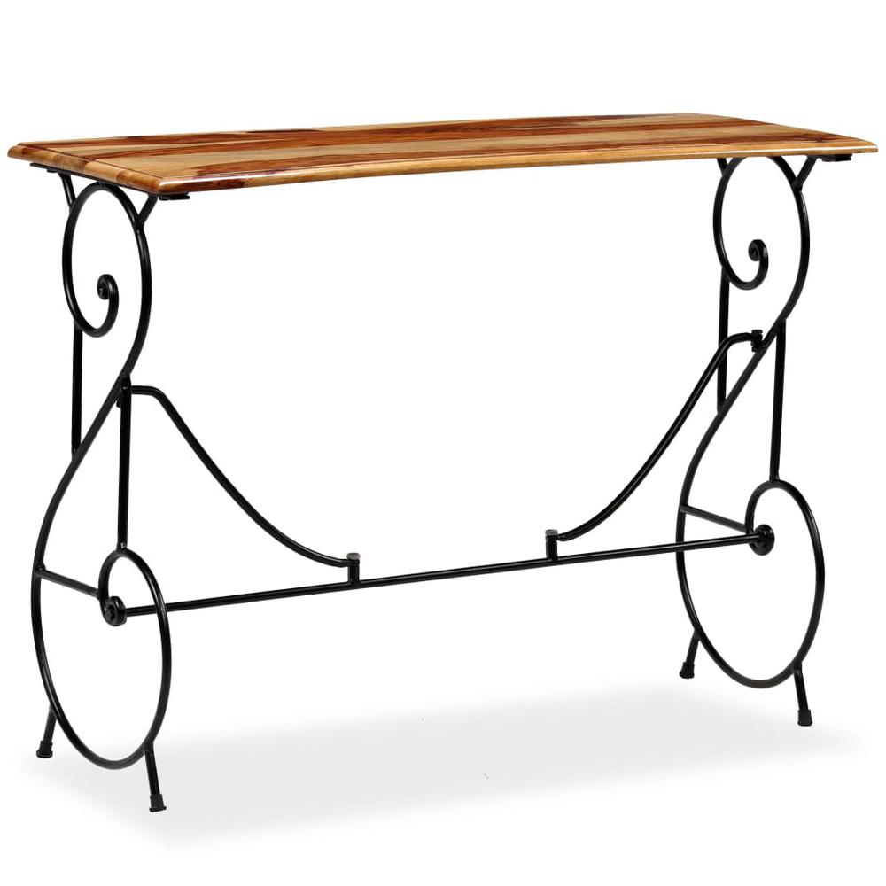 vidaXL Console Table Solid Sheesham Wood 39.4"x15.7"x29.5", 244929