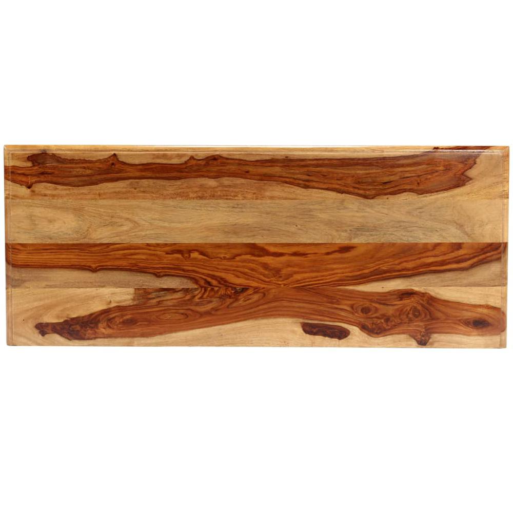 vidaXL Console Table Solid Sheesham Wood 39.4"x15.7"x29.5", 244929