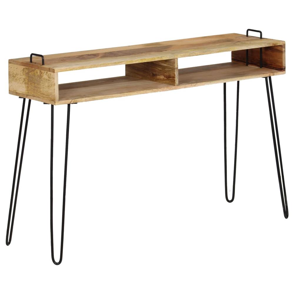 vidaXL Console Table Solid Mango Wood 45.3"x13.8"x29.9", 246022