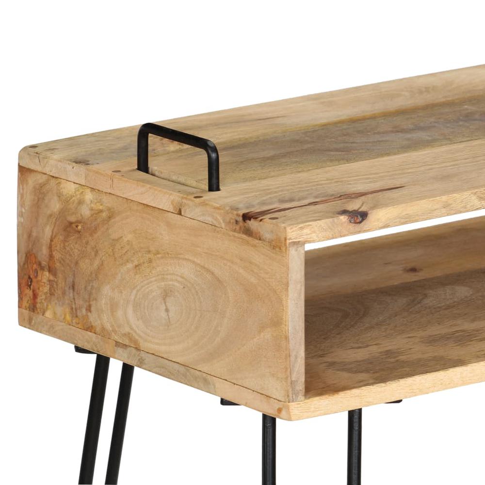 vidaXL Console Table Solid Mango Wood 45.3"x13.8"x29.9", 246022