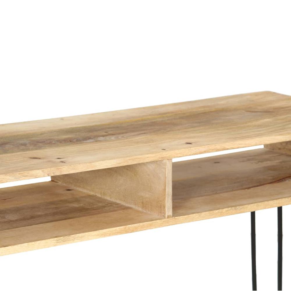 vidaXL Console Table Solid Mango Wood 45.3"x13.8"x29.9", 246022