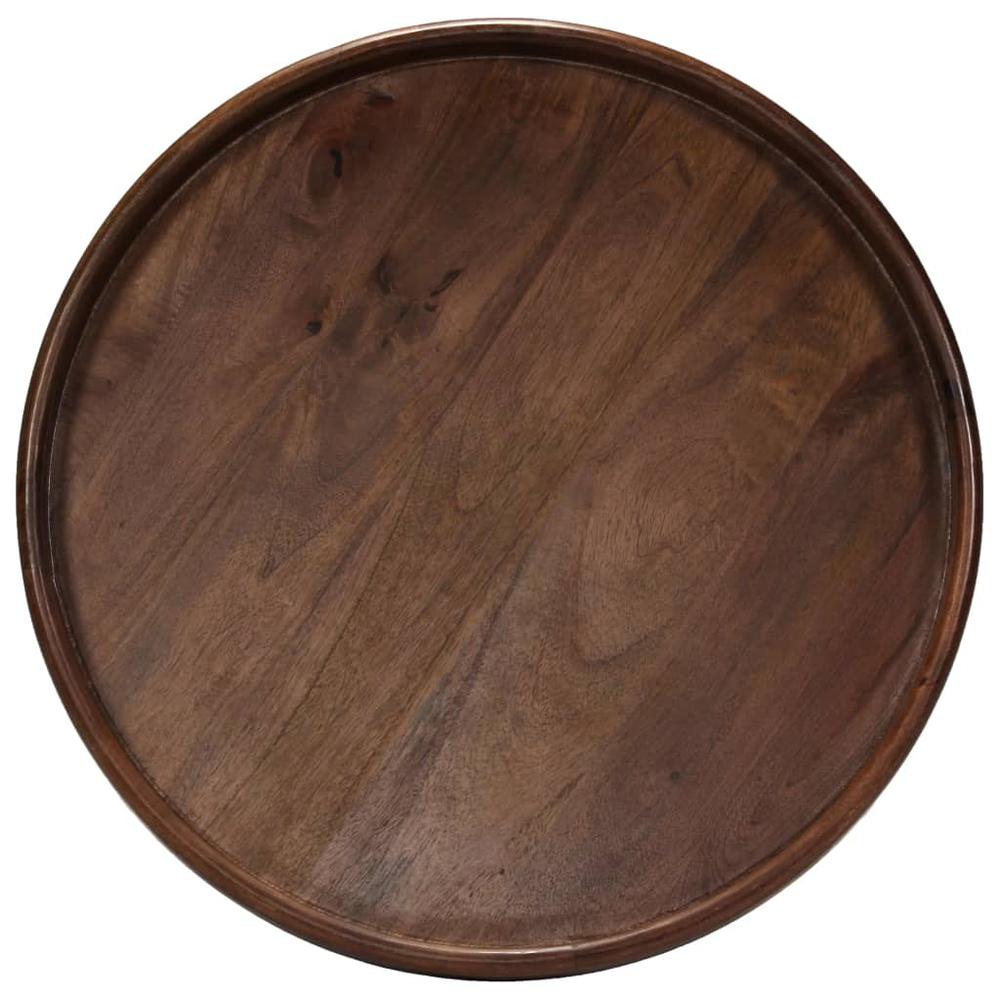 vidaXL Table Set 3 Pieces Solid Mango Wood and Steel, 246284