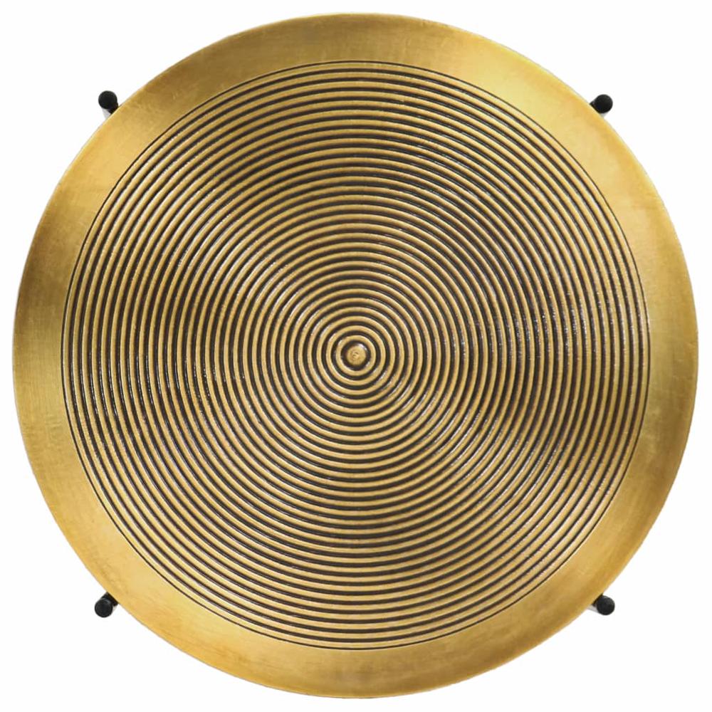 vidaXL Table Set 2 Pieces Brass-covered MDF, 246285
