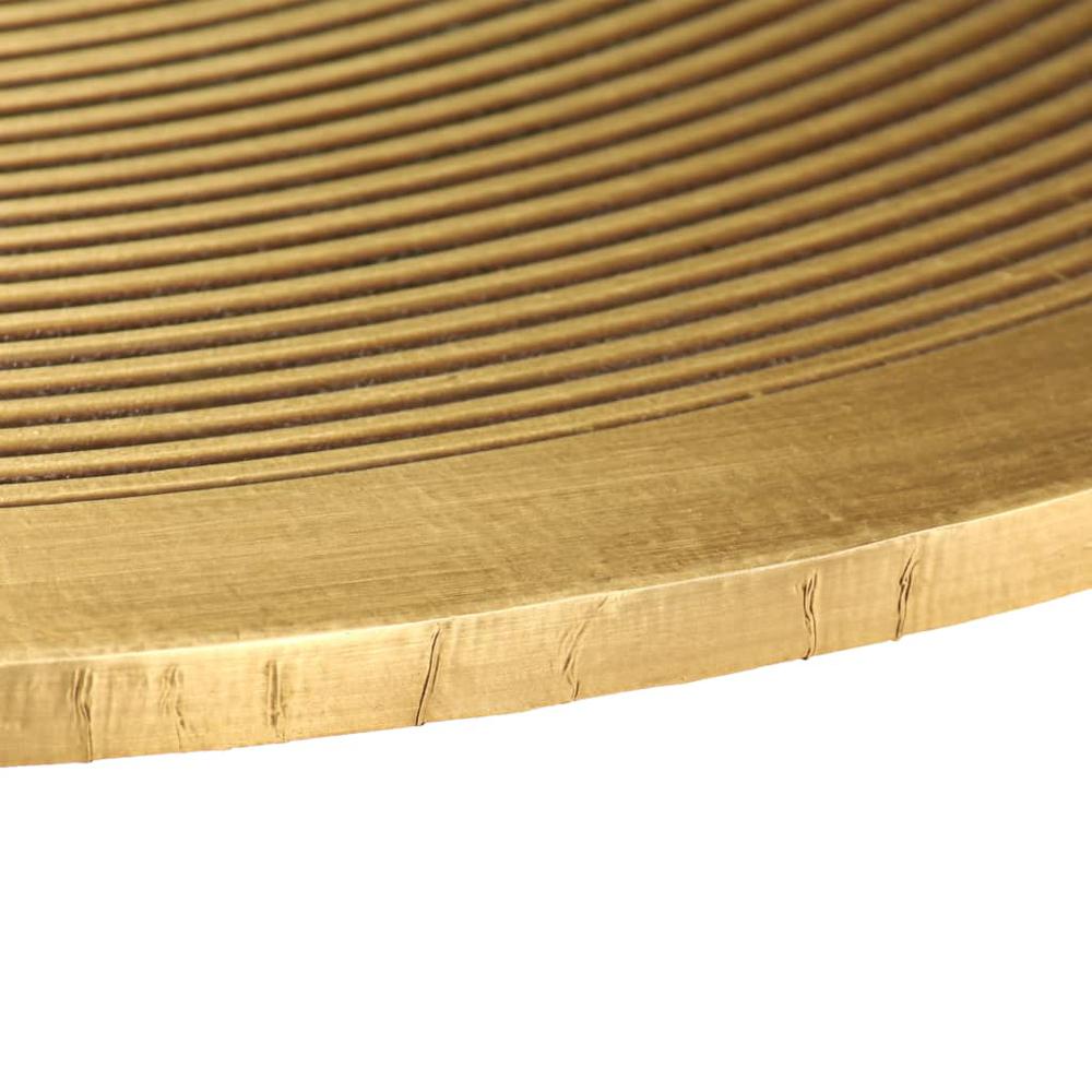 vidaXL Table Set 2 Pieces Brass-covered MDF, 246285