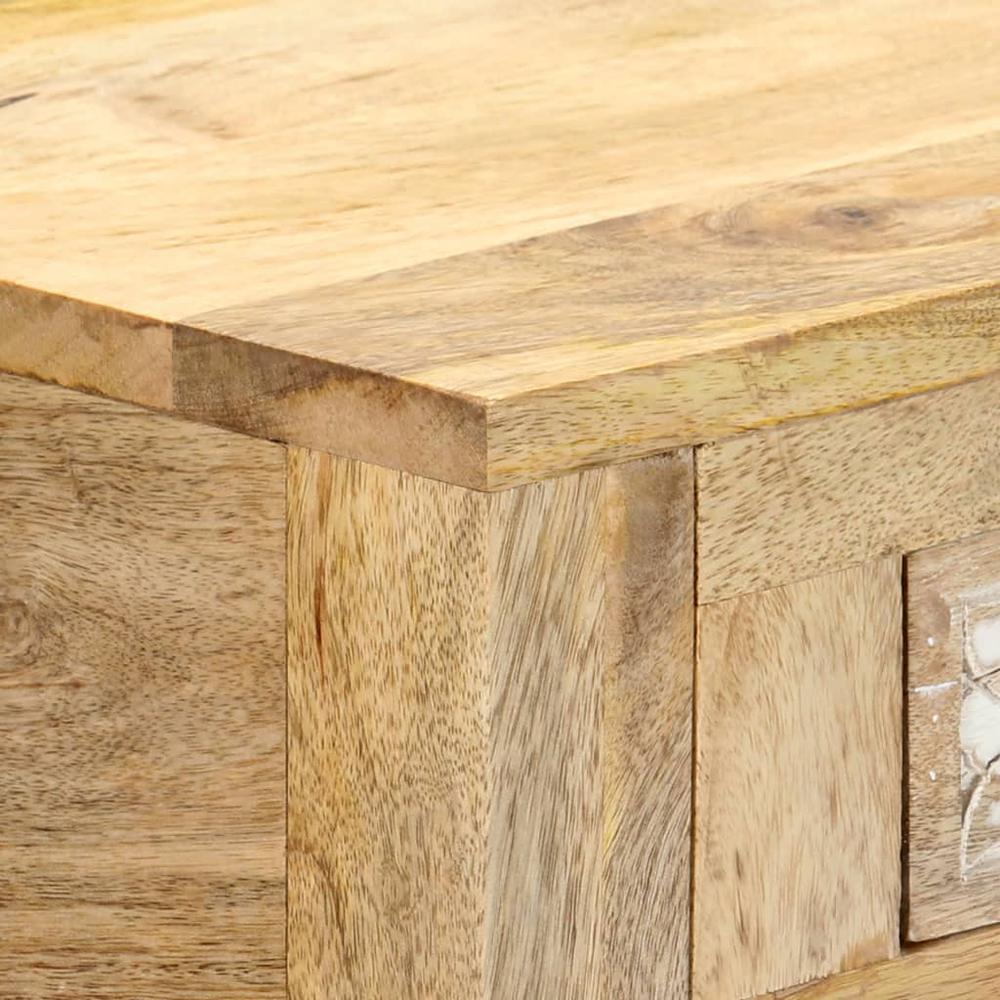 vidaXL Console Table 43.3"x11.8"x29.5" Solid Mango Wood, 247745