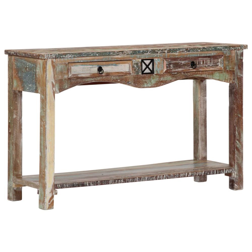 vidaXL Console Table 47.2"x15.7"x29.5" Solid Reclaimed Wood, 247925