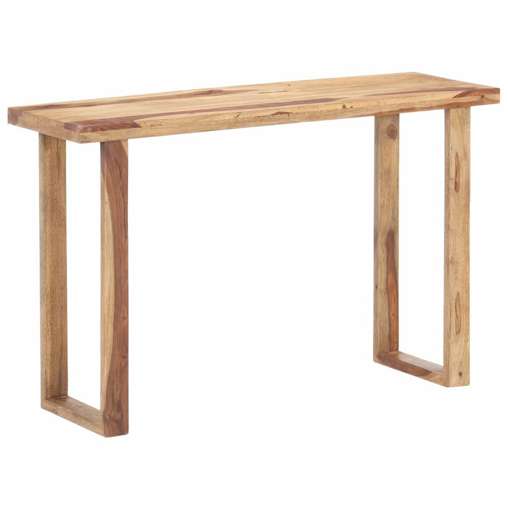 vidaXL Console Table 46.5"x15.7"x29.9" Solid Sheesham Wood, 287359