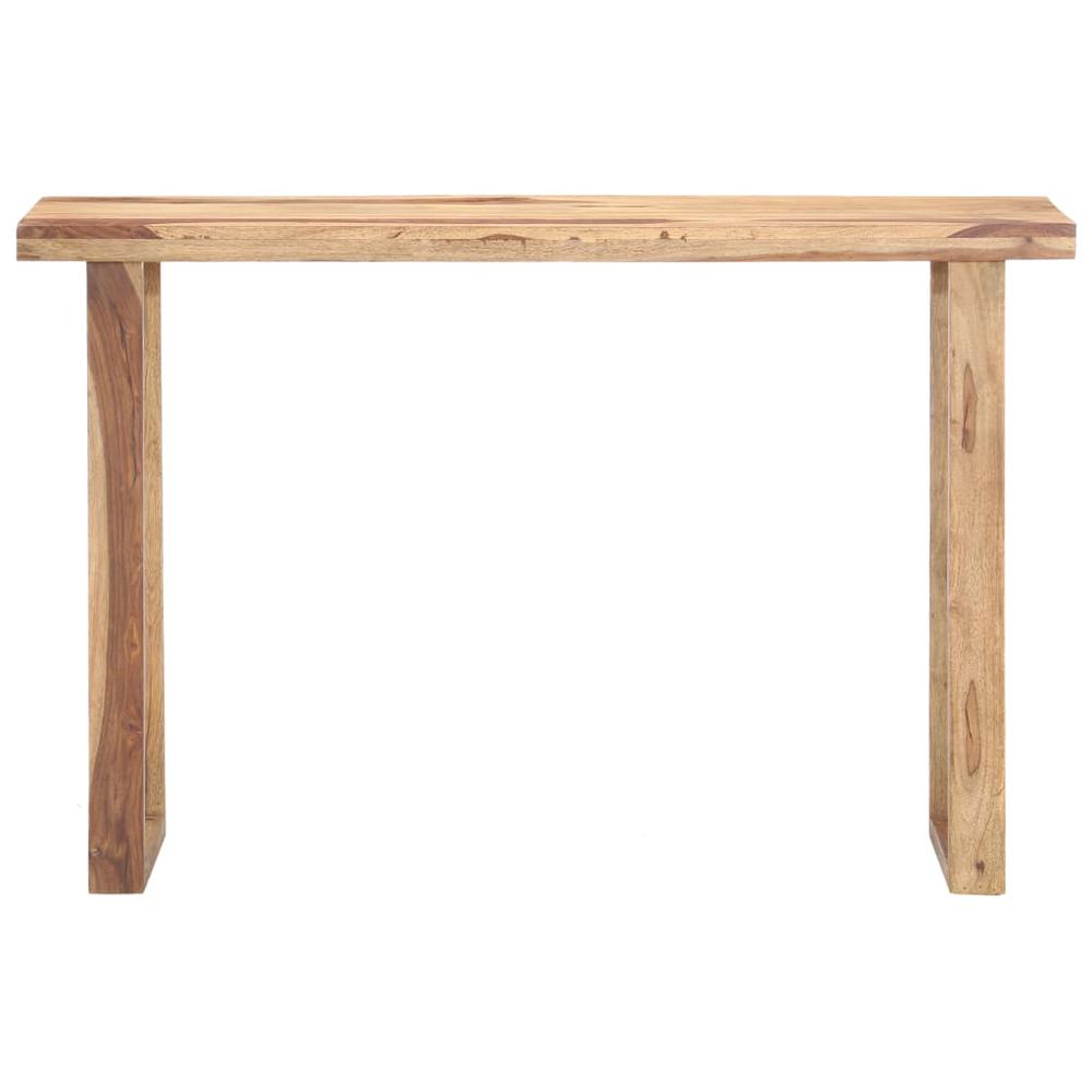 vidaXL Console Table 46.5"x15.7"x29.9" Solid Sheesham Wood, 287359