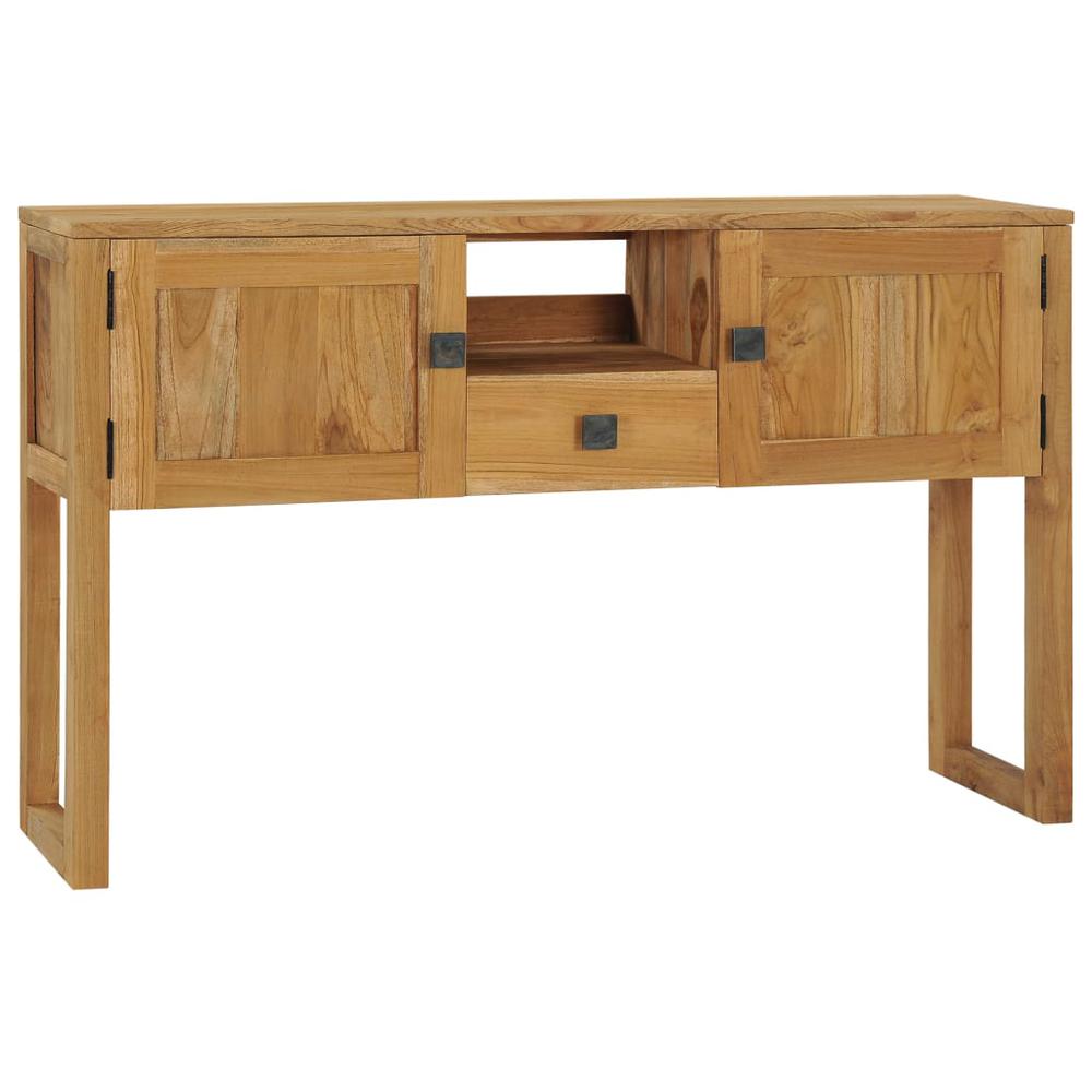 vidaXL Console Table 47.2"x12.6"x29.5" Solid Teak Wood, 288844