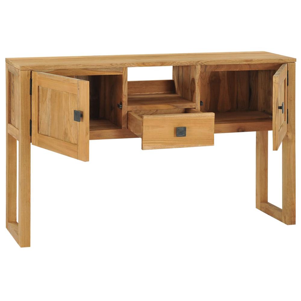 vidaXL Console Table 47.2"x12.6"x29.5" Solid Teak Wood, 288844