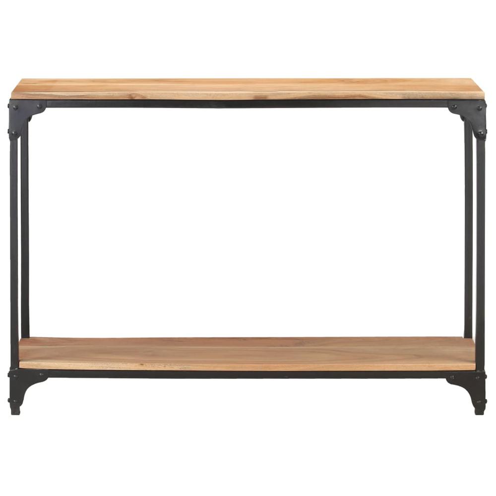 vidaXL Console Table 43.3"x11.8"x29.5" Solid Acacia Wood 0261