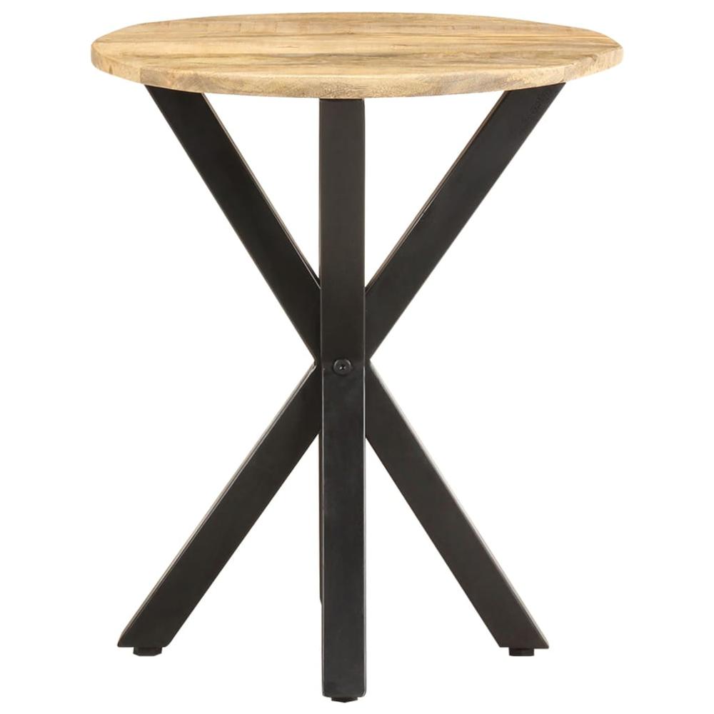 vidaXL Side Table 18.9"x18.9"x22" Solid Mango Wood 0656